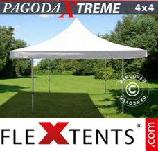 Reklamtält FleXtents Pagoda Xtreme 4x4m / (5x5m) Vit